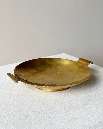 Swedish Hammered Brass Dish, Steneby Hemslöjd - Club Sourced