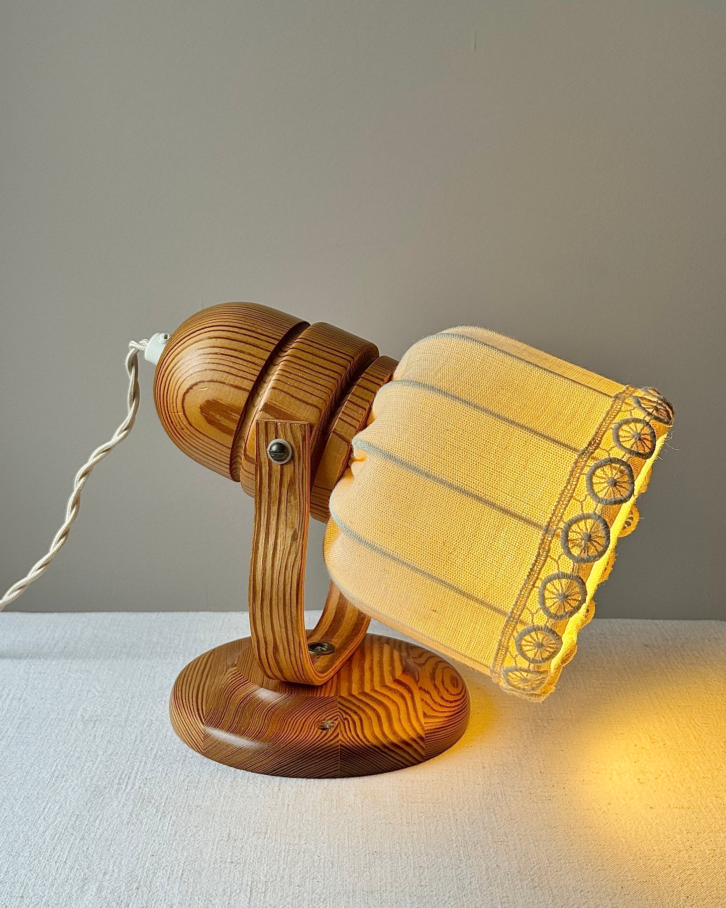 Swedish Pine Wall Lamp by Markslöjd