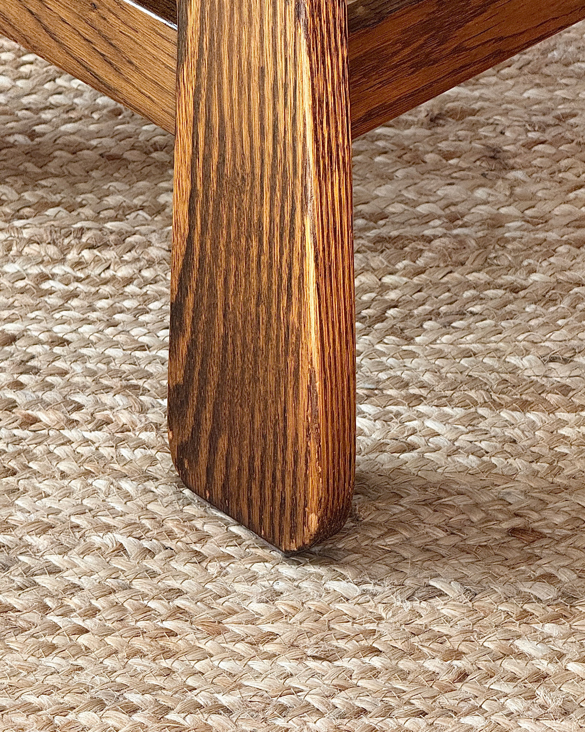 Set of 6 Belgian Oak Dining Chairs, c.1970