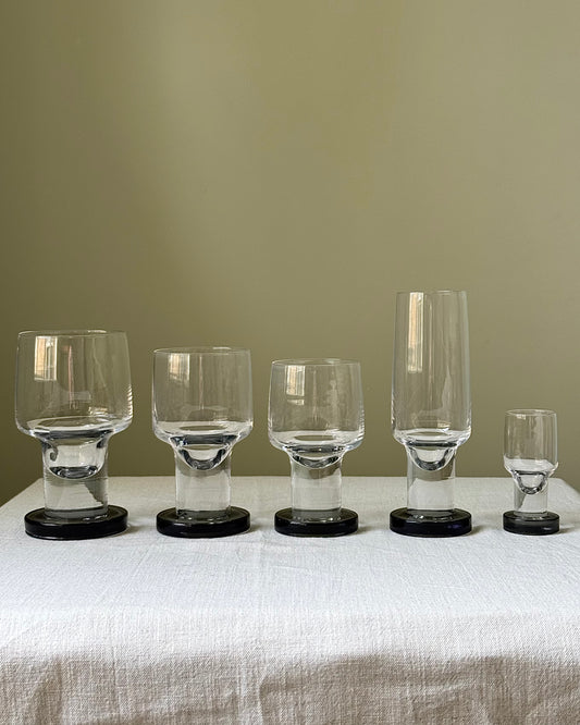French 1970’s Crystal Glasses