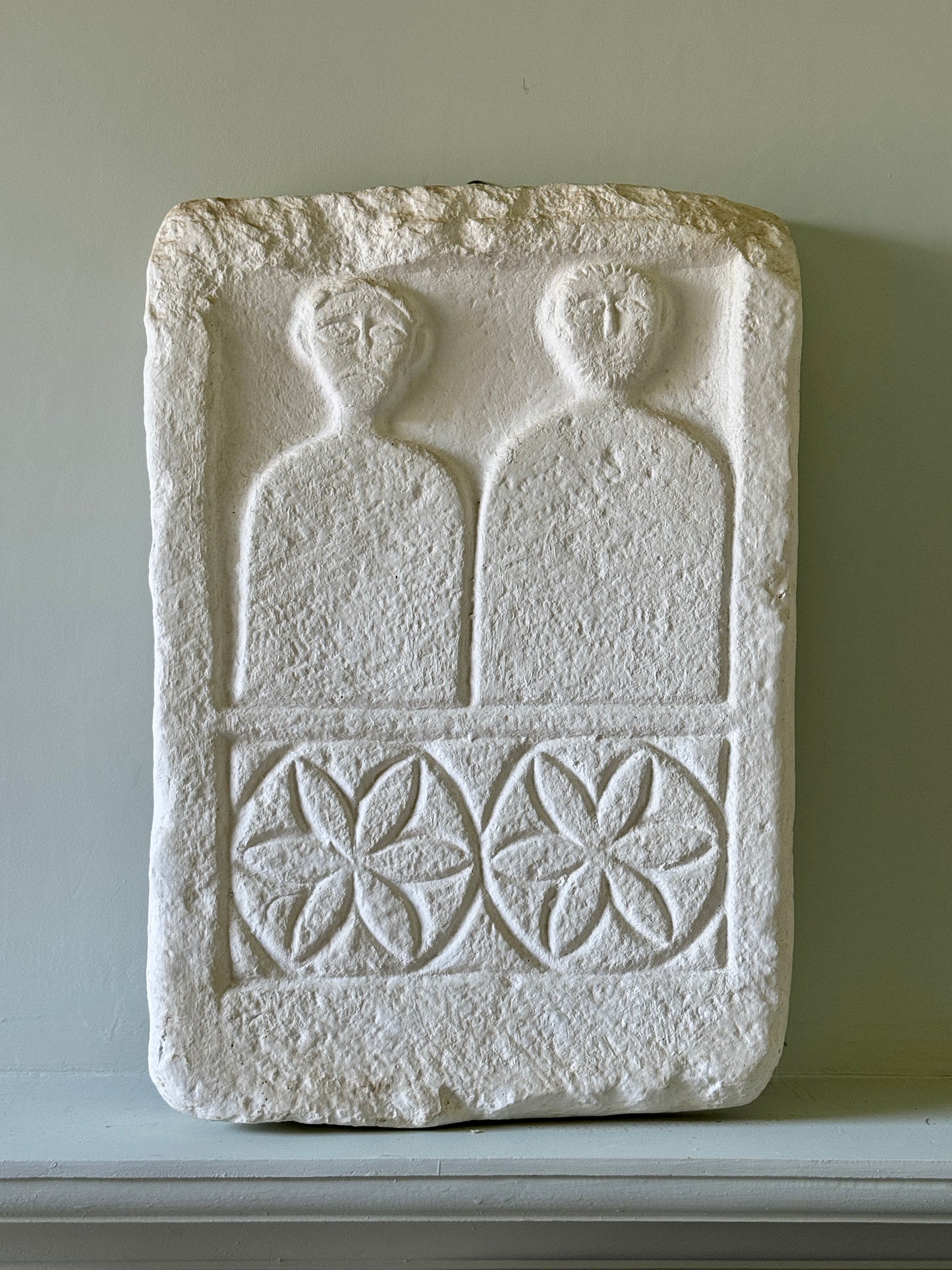 Italian Primitive Plaster Cast Tablet