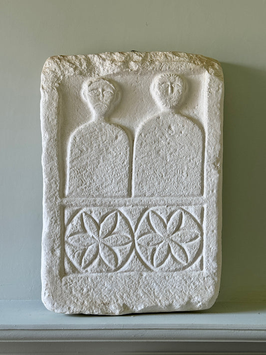 Italian Primitive Plaster Cast Tablet