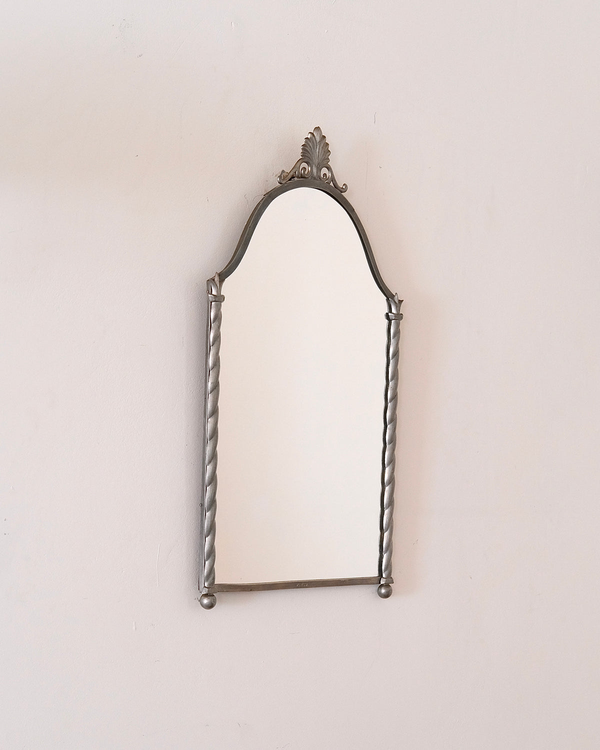 Swedish Grace Pewter Mirror