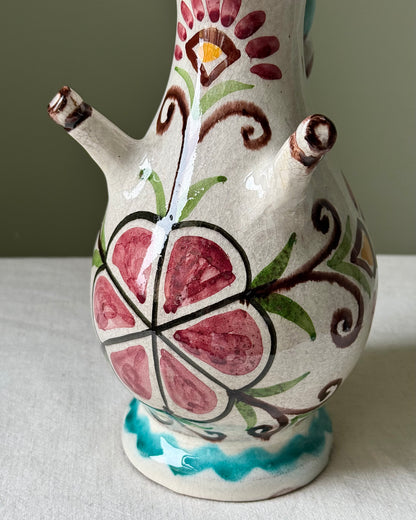 Mid-Century Greek Folk Art Horse Pitcher by Nikos Kourtzis, Circa 1950’s
