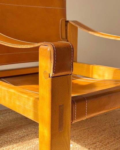 Safari Armchair in the Style of Pierre Chapo - Club Sourced