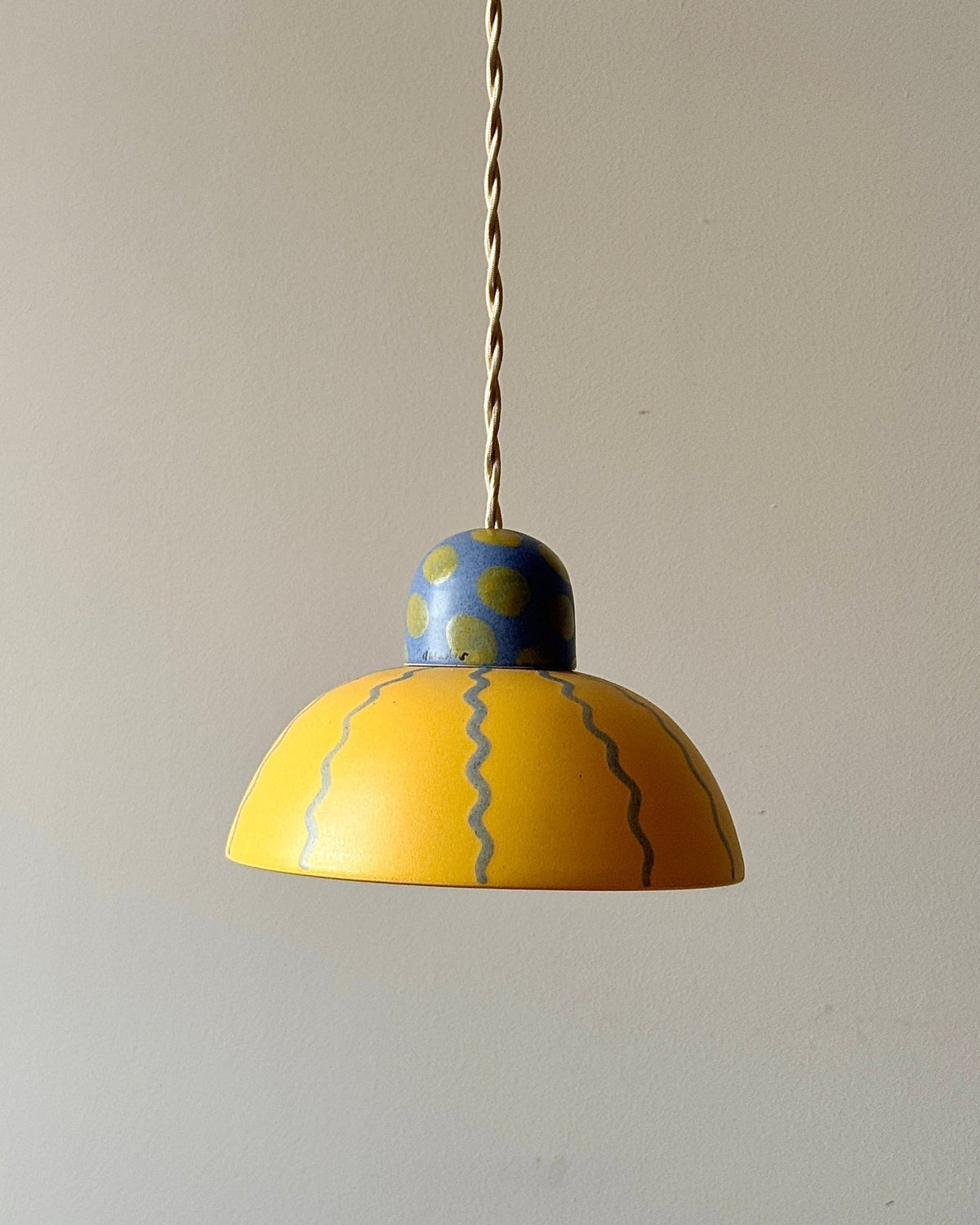 Swedish Ceramic Pendant Light by Paradisverkstan c.1960s - Club Sourced