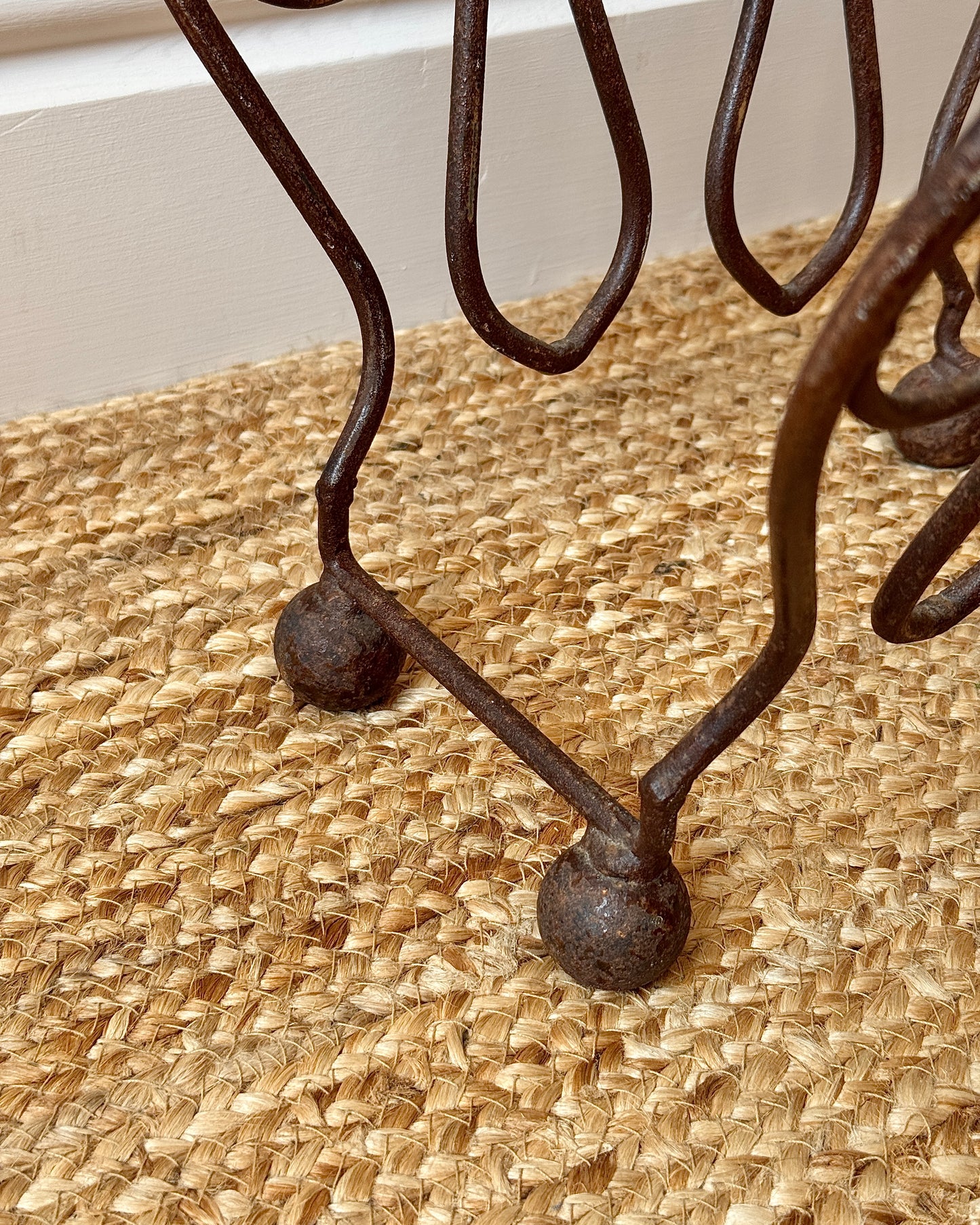 Stylised Fish Wrought Iron Magazine Rack