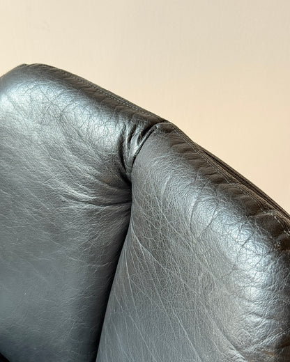 Set of Four Chrome and Leather Dining Chairs, Attributed to Tim Bates for Pieff 1970s