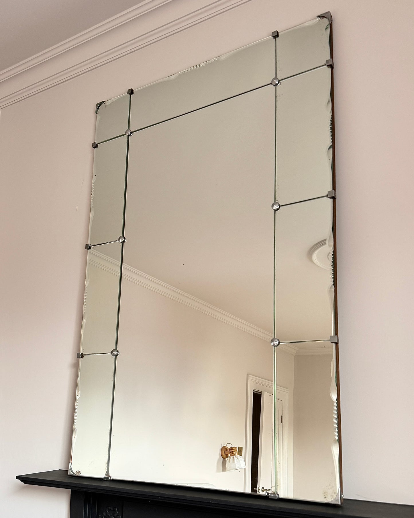 *ON HOLD* Art Deco Sectional Bevelled Mirror, 1930s