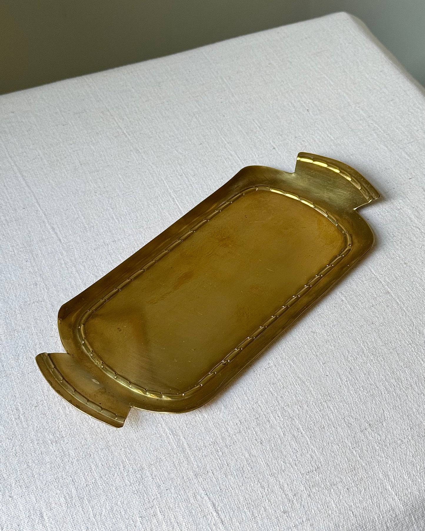 Swedish Grace Brass Tray by Arvika