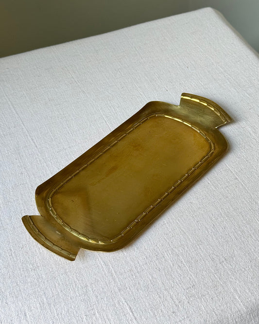 Swedish Grace Brass Tray by Arvika
