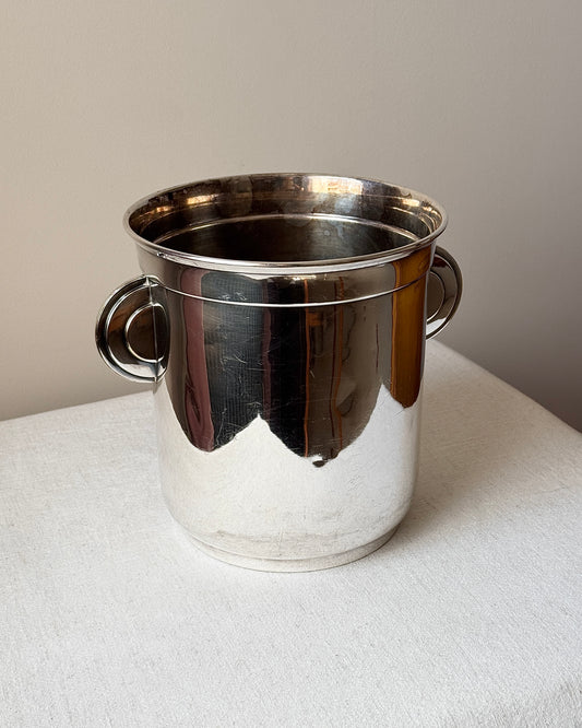 Art Deco Silver Plated Champagne Bucket, France c.1930s