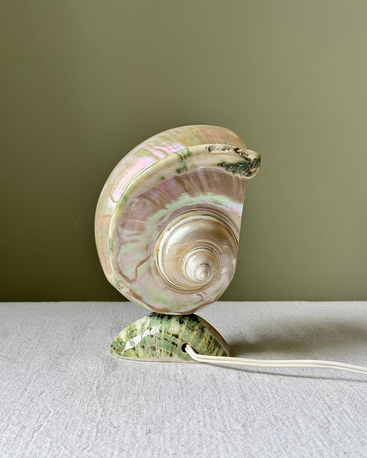 Vintage French Nautilus Shell Lamp