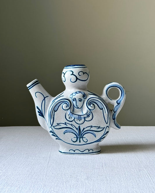 Swedish Faience Pitcher by Bo Fajans, circa 1940s