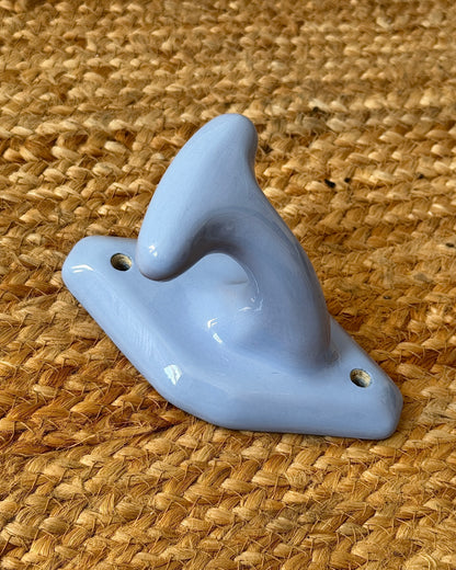 Art Deco Cornflower Blue Ceramic Bathroom Accessories