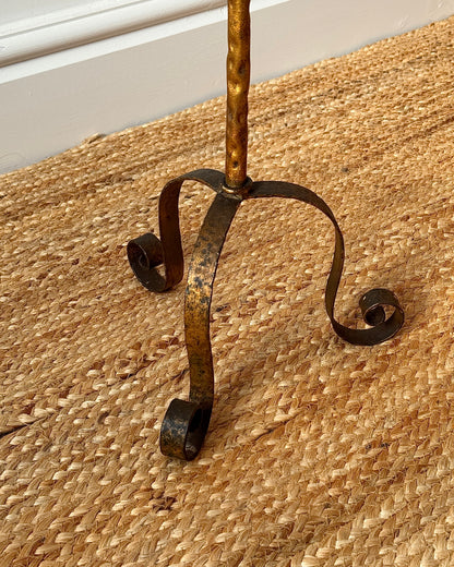 Spanish Wrought Iron Gilded Martini Table