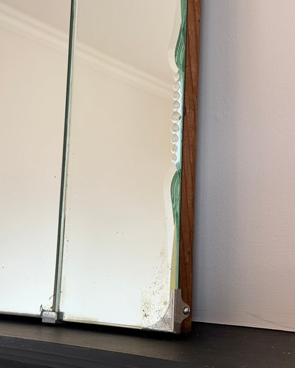 *ON HOLD* Art Deco Sectional Bevelled Mirror, 1930s