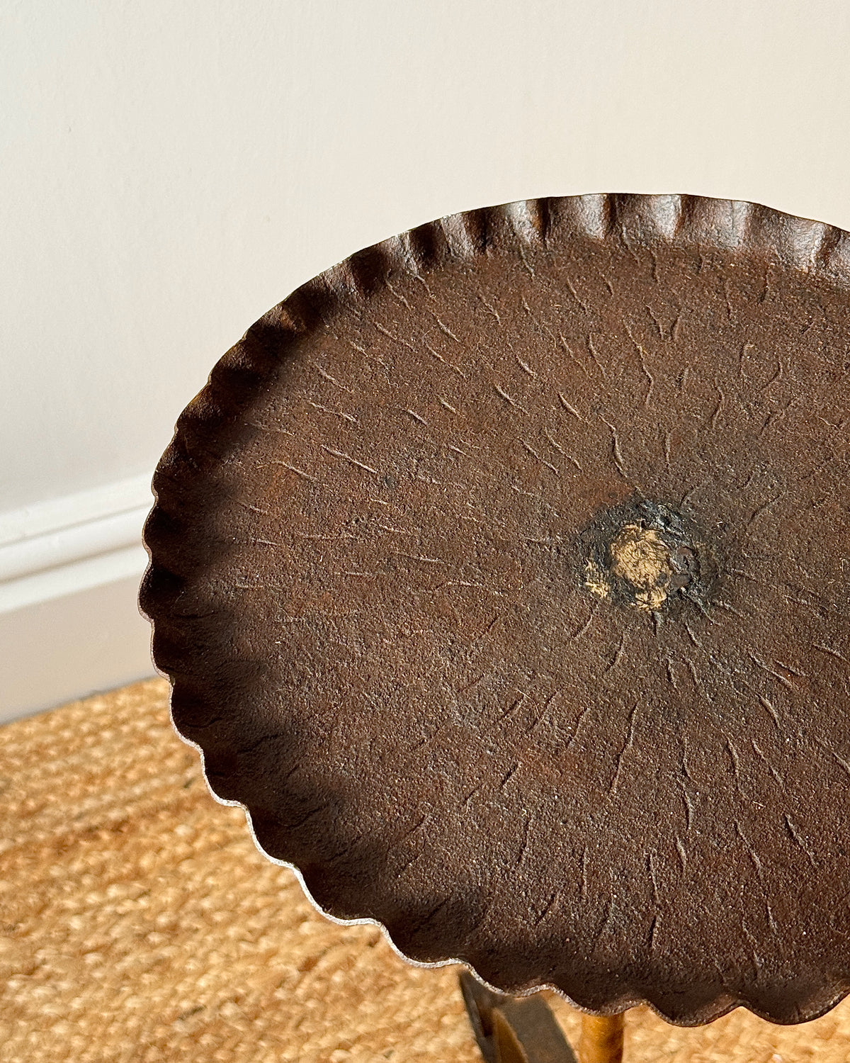 Spanish Wrought Iron Gilded Martini Table