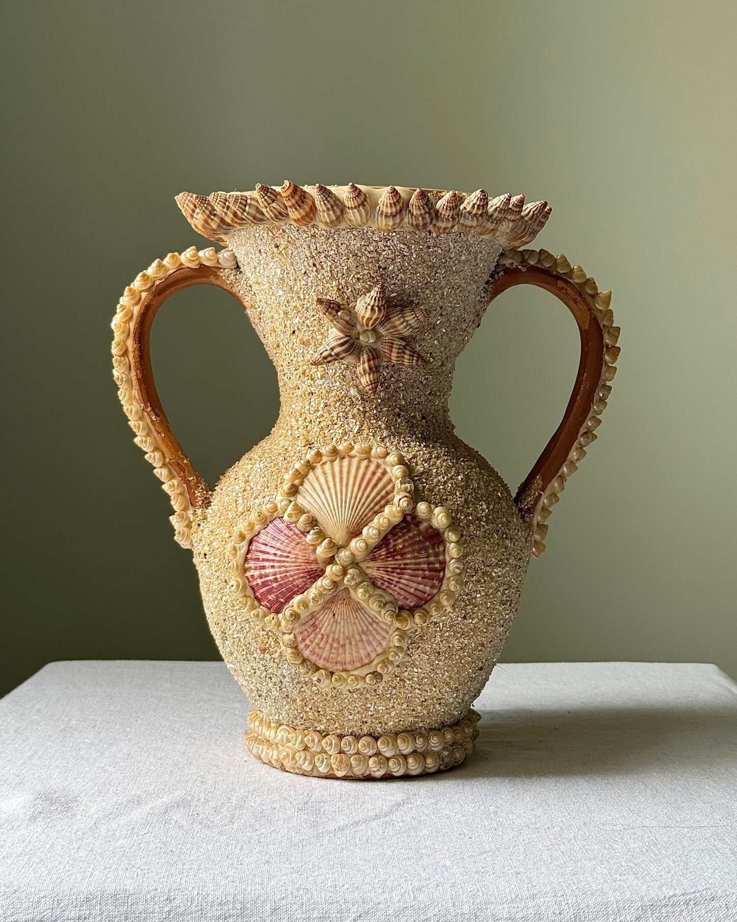Mid-Century Folk Art Provence Souvenir Vase