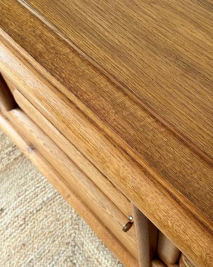 Large French Oak Sideboard in the Manner of Charles Dudouyt, c.1940s