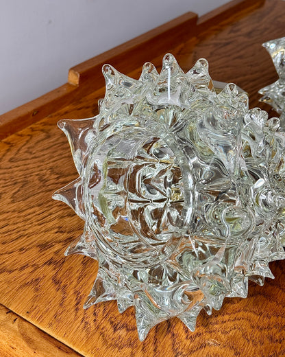 Pair of Murano Barovier & Toso Wall Lights