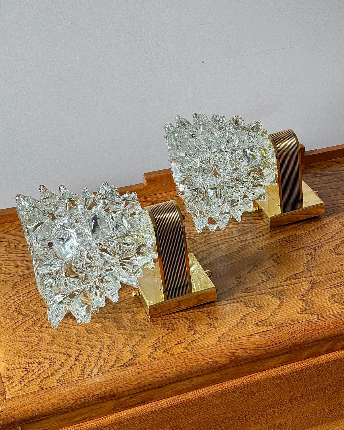Pair of Murano Barovier & Toso Wall Lights
