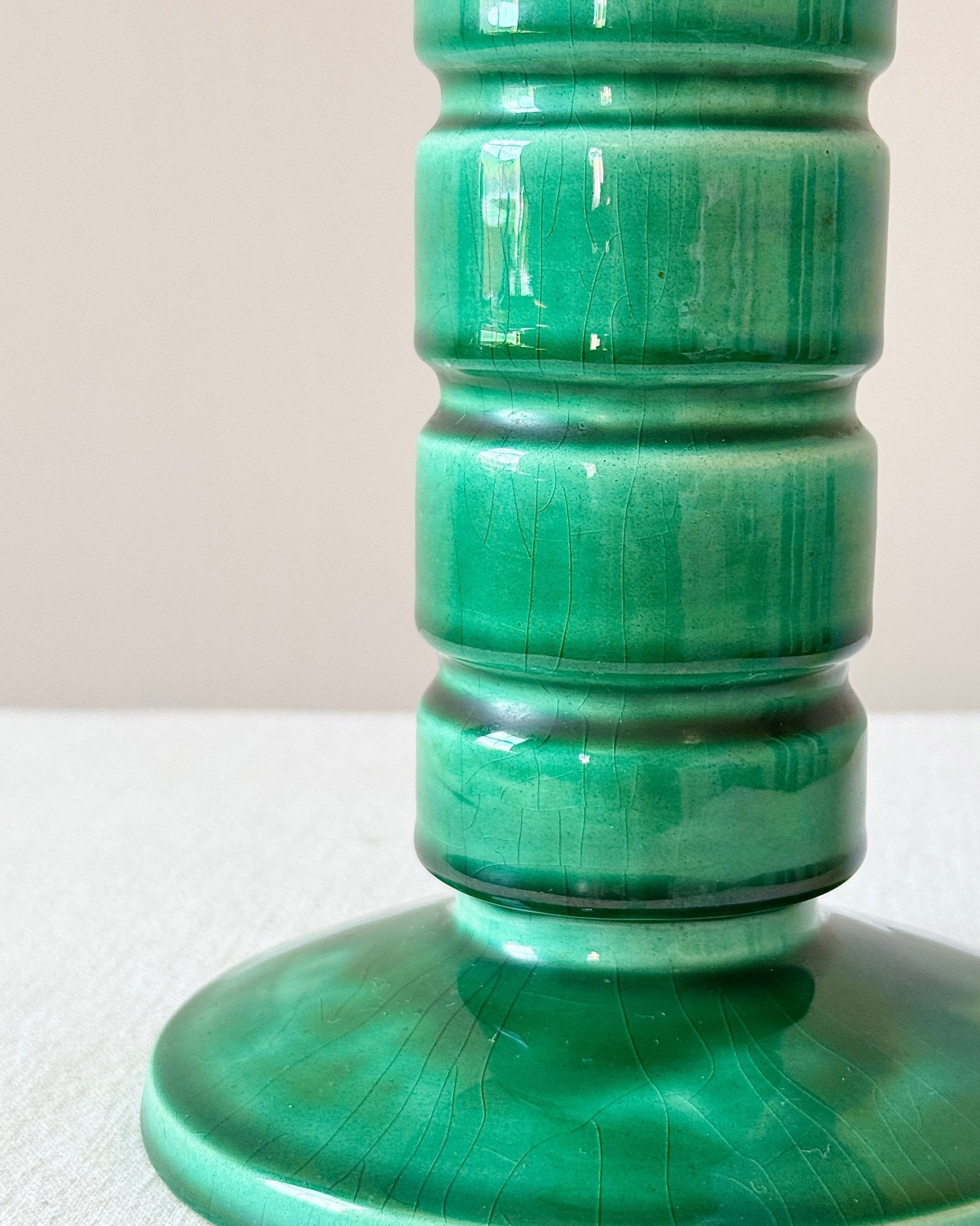 French Mid - century Ceramic Table Lamp - Club Sourced