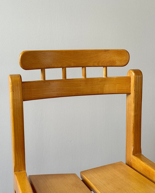 Set of 4 Ash Dining Chairs in the Manner of Tapiovaara, c.1970