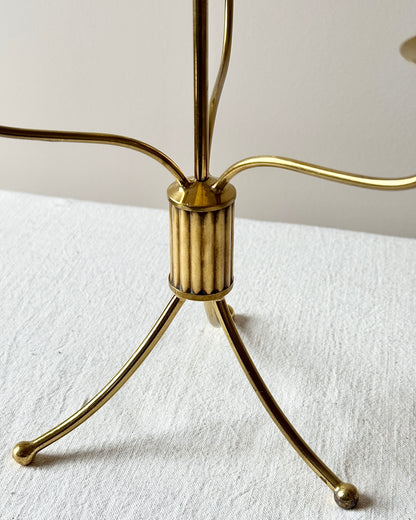 Mid-Century Swedish Brass Candelabra