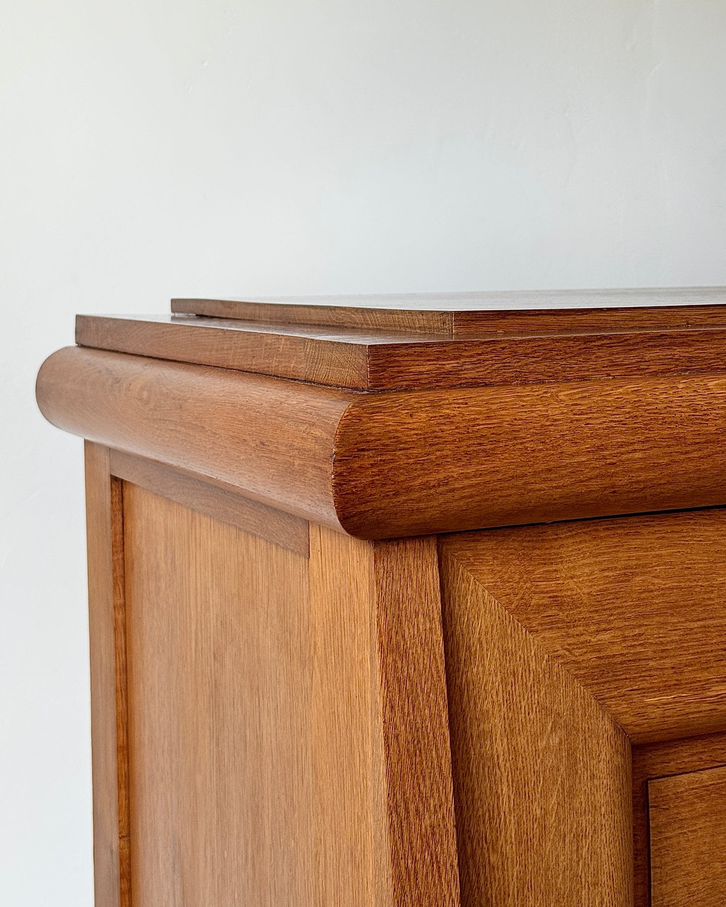 Large French Oak Sideboard in the Manner of Charles Dudouyt, c.1940s