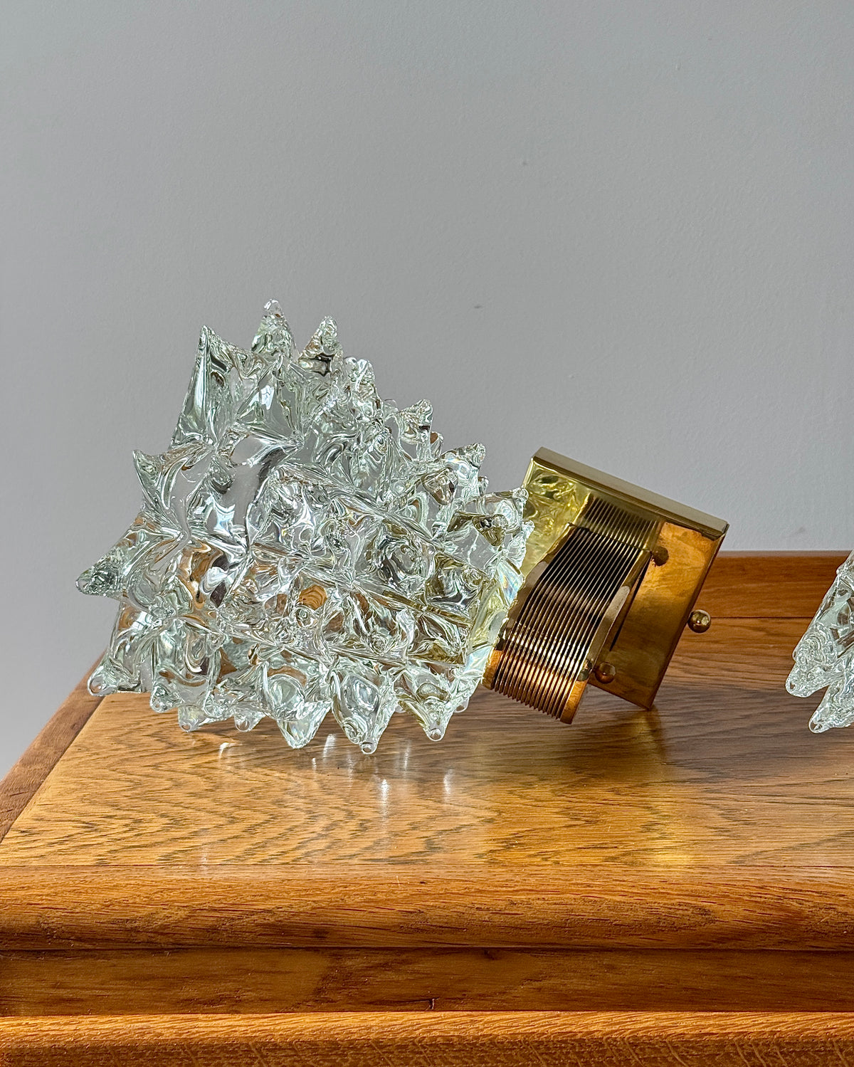 Pair of Murano Barovier & Toso Wall Lights