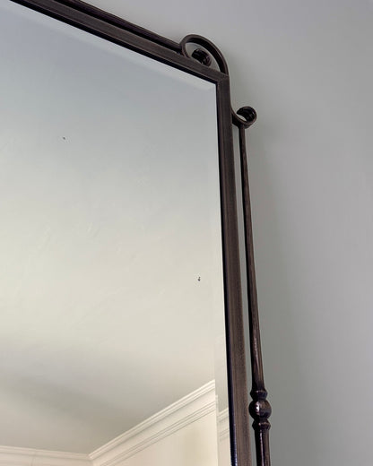 Extra Large Scroll Gilt Metal Mirror