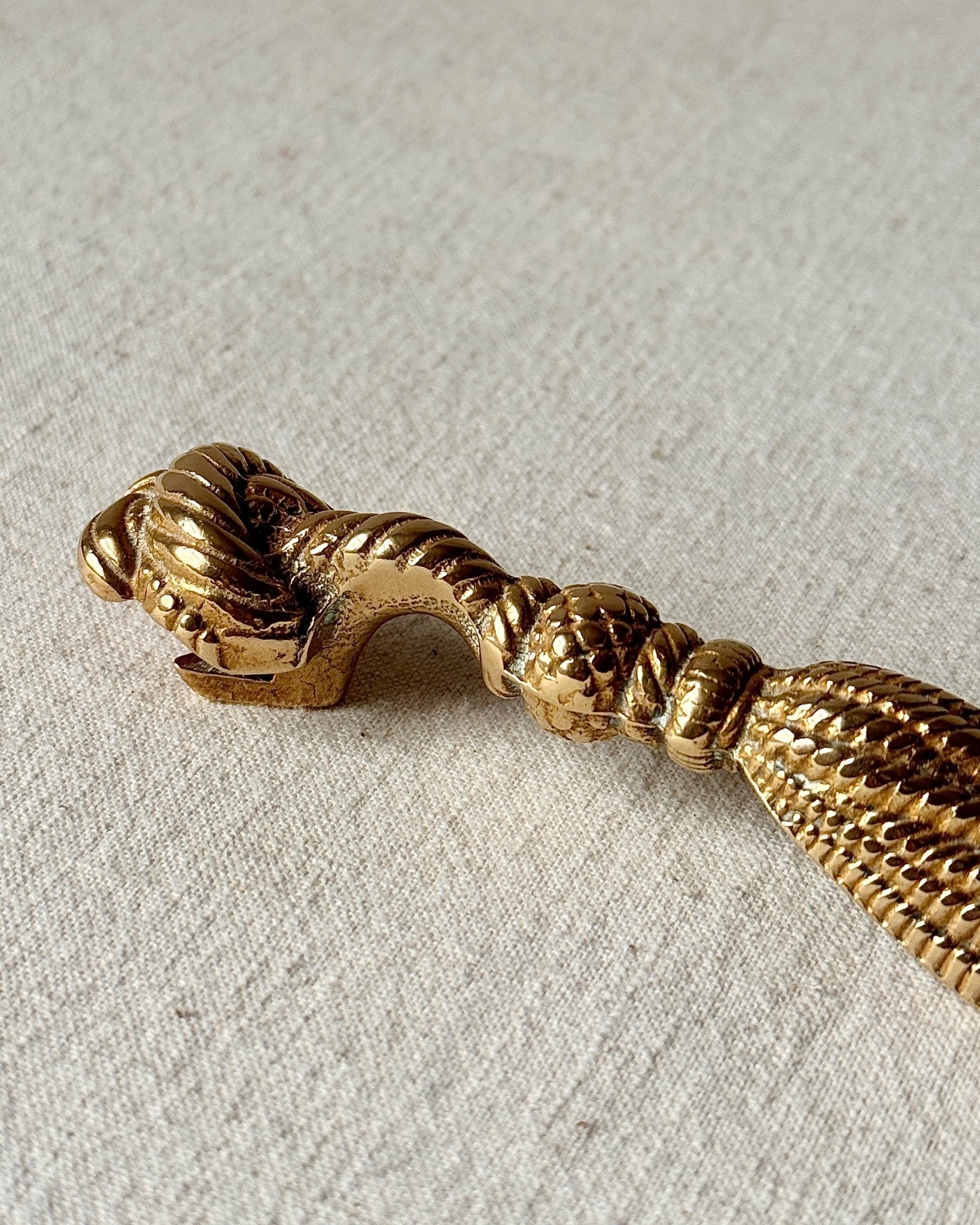 Italian Brass Tassel Bottle Opener - Club Sourced