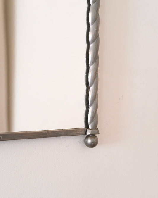 Swedish Grace Pewter Mirror