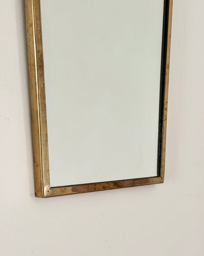 ON HOLD Brass Bow and Tassel Mirror
