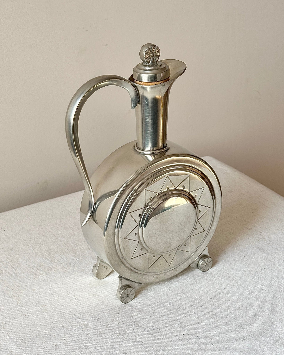 Norwegian Art Deco Pewter Jug by Brødrene Mylius - Club Sourced