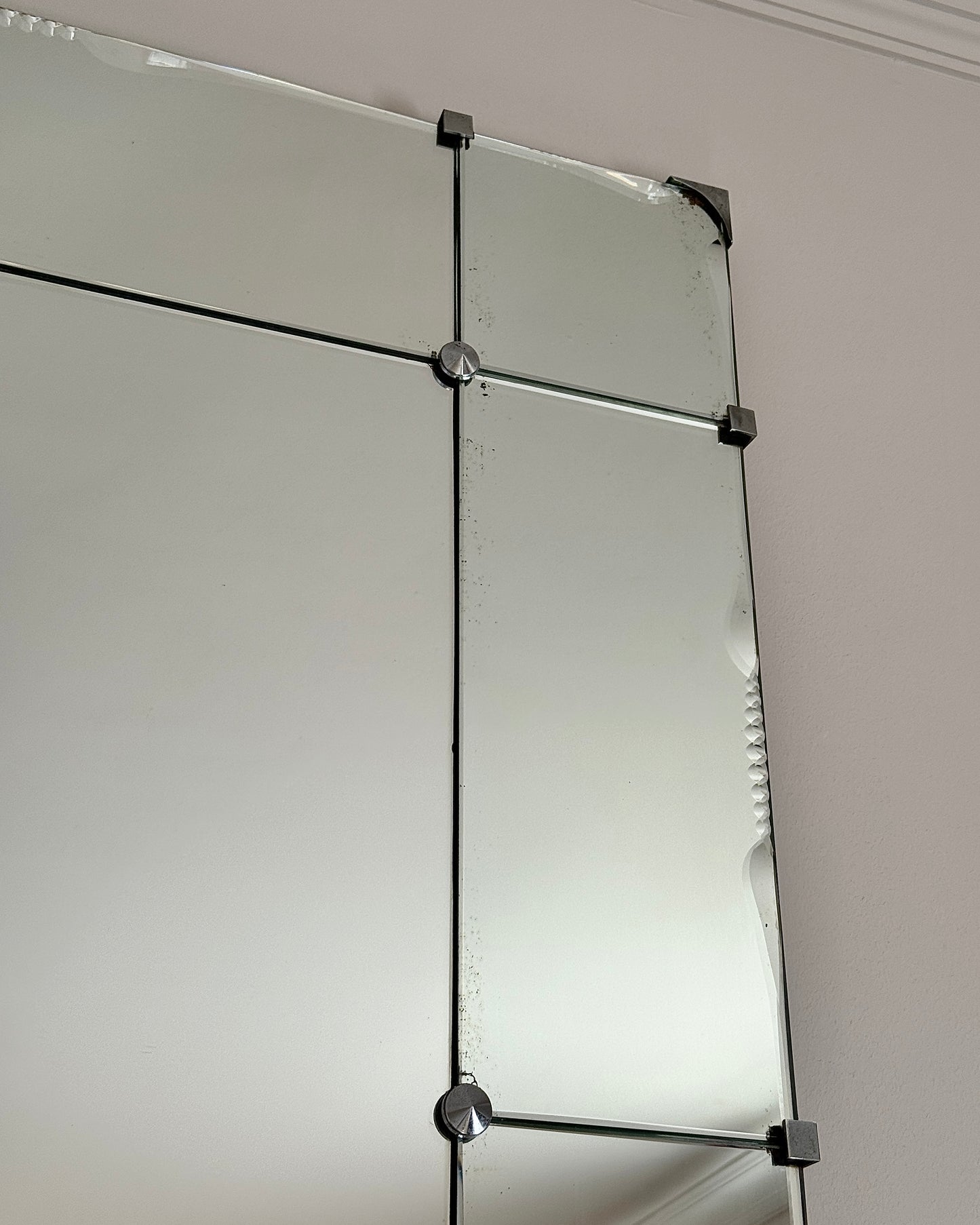 *ON HOLD* Art Deco Sectional Bevelled Mirror, 1930s