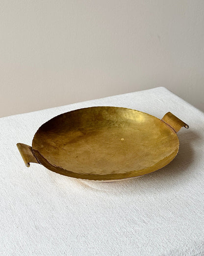 Swedish Hammered Brass Dish, Steneby Hemslöjd - Club Sourced