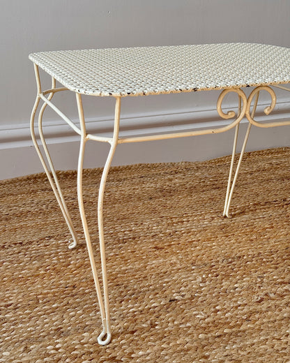 Mathieu Matégot Style Perforated Side Table