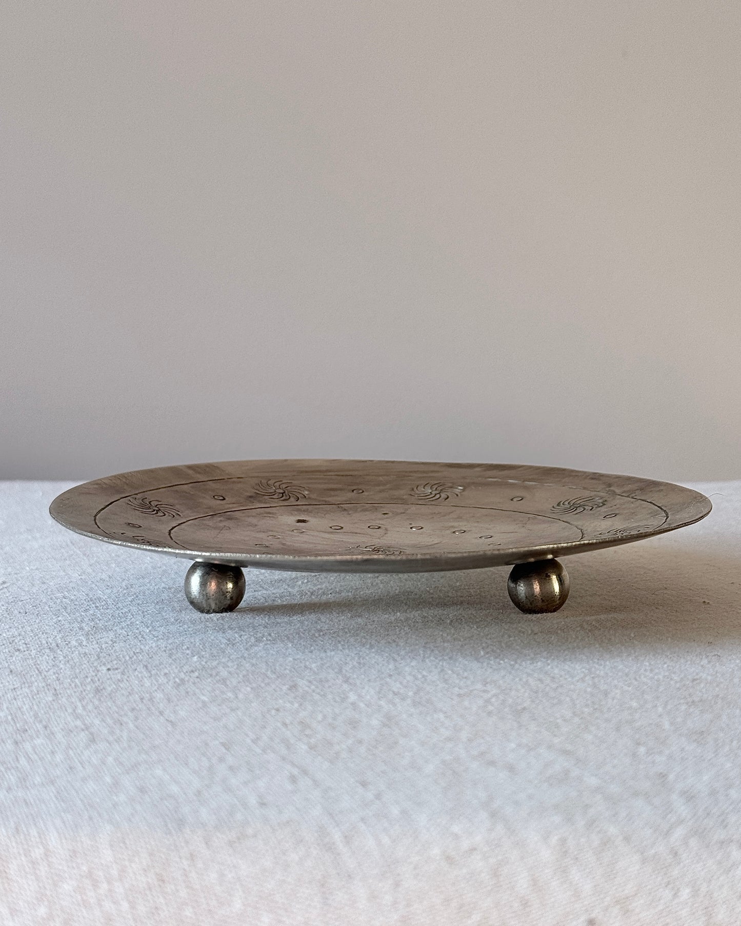 Swedish Engraved Metal Catch-all