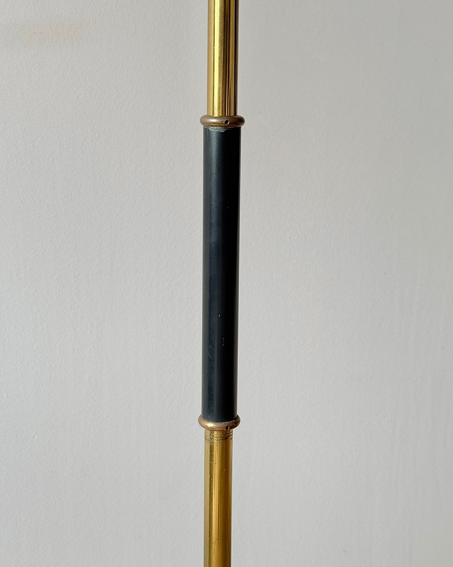 French Three-Arm Perforated Floor Lamp, c.1950s