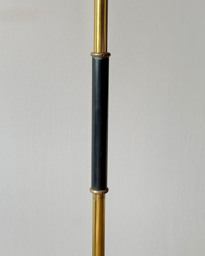French Three-Arm Perforated Floor Lamp, c.1950s