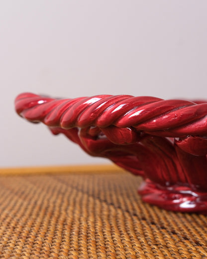 Vallauris Ceramic Woven Bowl