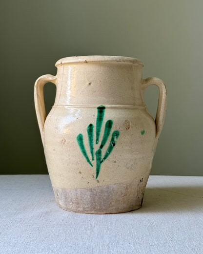 Antique Puglian Tree of Life Confit Jar
