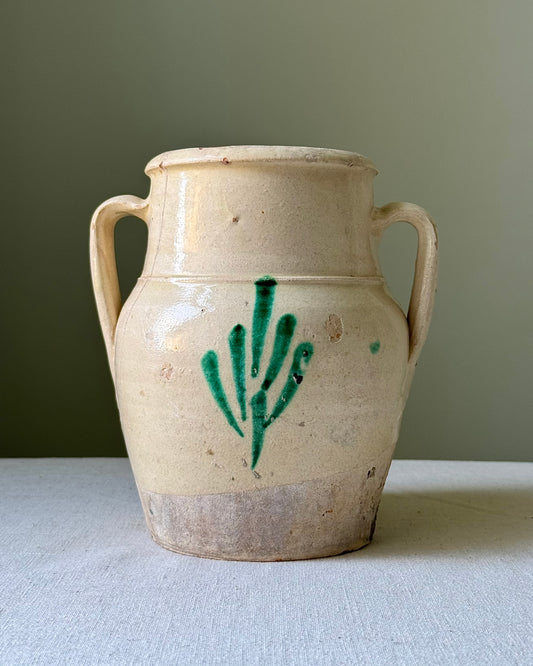 Antique Puglian Tree of Life Confit Jar