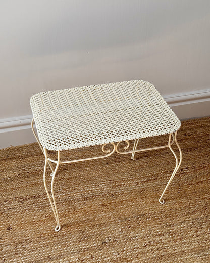 Mathieu Matégot Style Perforated Side Table