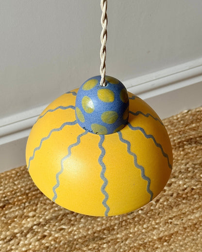 Swedish Ceramic Pendant Light by Paradisverkstan c.1960s - Club Sourced