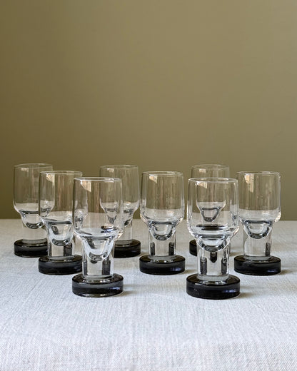 French 1970’s Crystal Glasses