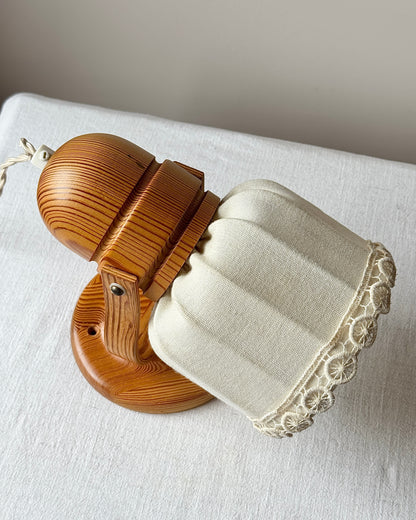 Swedish Pine Wall Lamp by Markslöjd