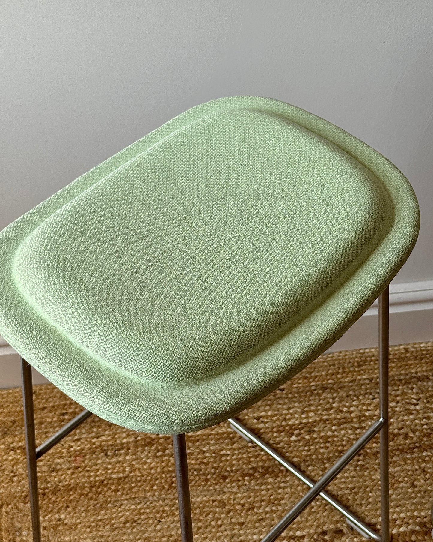 Set of 3 Hi Pad Bar Stools in Pistachio by Cappellini